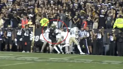 A hit on Travis Hunter
