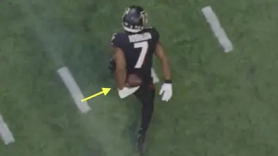 Falcons RB Bijan Robinson with a highlight touchdown