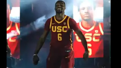 Bronny James in an intro