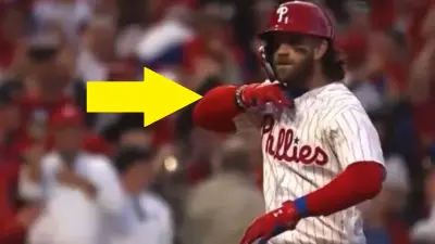 Bryce Harper does a throat slash