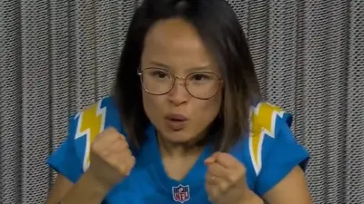 Chargers fan Merrianne Do