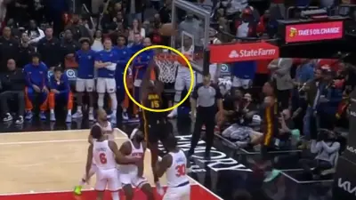 Clint Capela missing a dunk