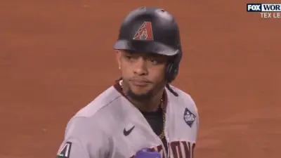 Ketel Marte making a gesture