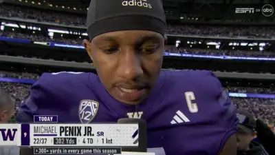 Michael Penix Jr was crying
