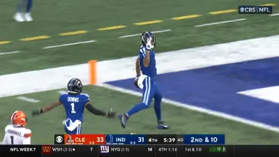 Michael Pittman Jr. taunting
