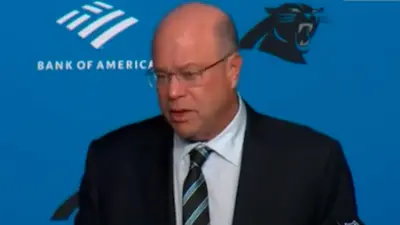 David Tepper at a press conference