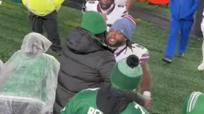 Jordan Phillips gets into it with an Eagles fan