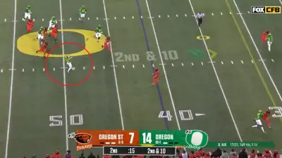 Bo Nix on the run