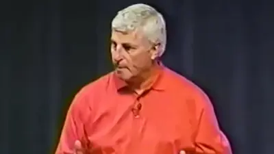 Bob Knight talking with an audience