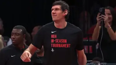 Boban Marjanovic looks on