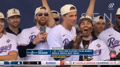 Corey Seager taunting the Astros