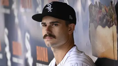 Dylan Cease in the dugout