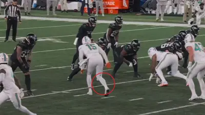 Jaelan Phillips with an Achilles injury