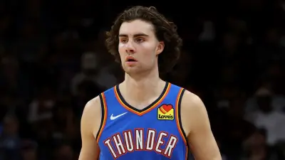 Josh Giddey in his Thunder uniform