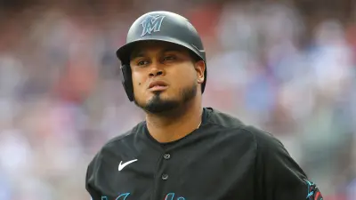 Luis Arraez during a game