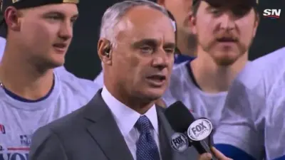 Rob Manfred talking
