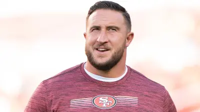 Joe Staley smiles