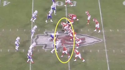 Kadarius Toney lined up offsides
