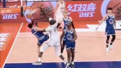 Tacko Fall dunks on a defender