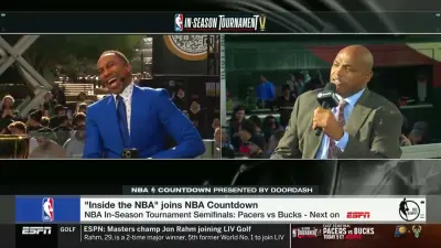 Charles Barkley yelling at Stephen A. Smith