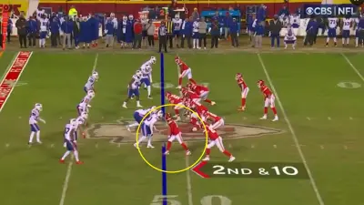 Kadarius Toney lined up offsides