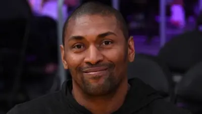 Metta Sandiford-Artest smiling