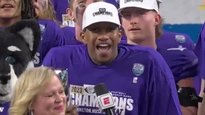 Michael Penix Jr smiles
