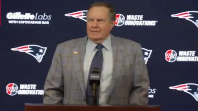 Bill Belichick at a press conference