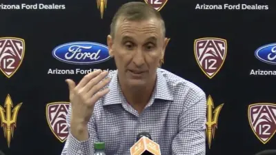 Bobby Hurley in a postgame press conference