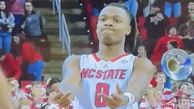 DJ Horne gives two middle fingers
