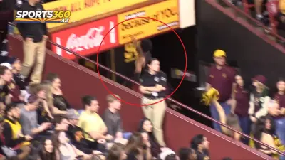 Bronny James hitting his head