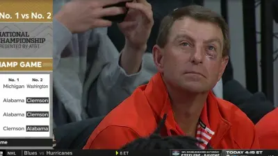 Dabo Swinney black eye