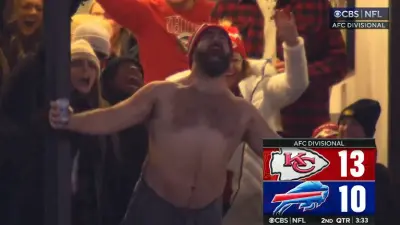 Jason Kelce shirtless