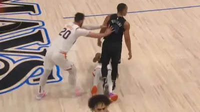 Jusuf Nurkic pushes Grant Williams