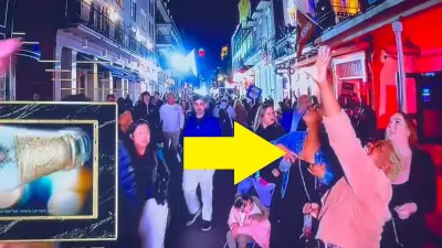 Woman ready to flash