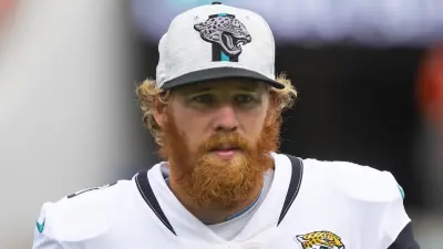 CJ Beathard without a helmet