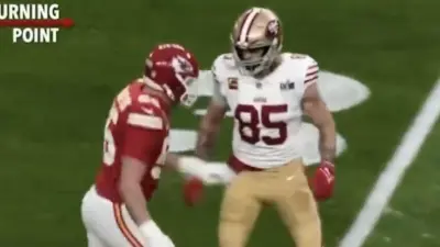 George Kittle talks to George Karlaftis