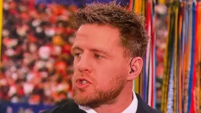 JJ Watt with wild hair