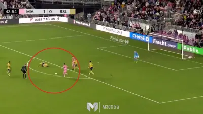 Lionel Messi on the pitch