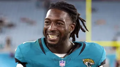 Calvin Ridley smiles
