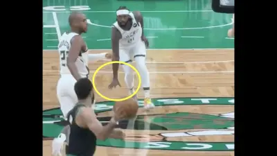 Patrick Beverley taunts the Celtics