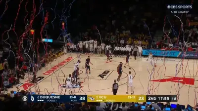 Atlantic 10 premature confetti drop