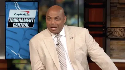 Charles Barkley at an NCAA Tournament postgame show