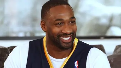 Gilbert Arenas smiles