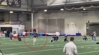 Michael Penix Jr. running