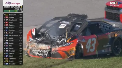 Erik Jones' damaged car