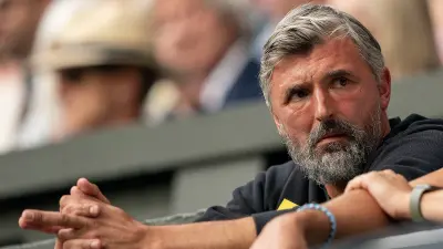Goran Ivansevic sitting
