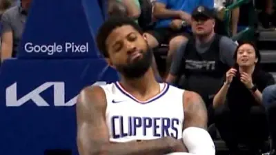 Paul George striking a pose