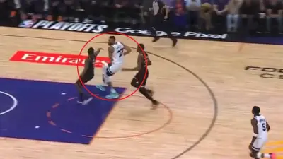Rudy Gobert on the fast break
