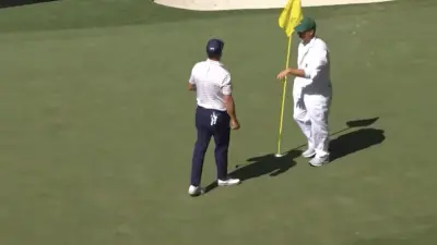 Zach Johnson at hole 12 of the 88th Masters